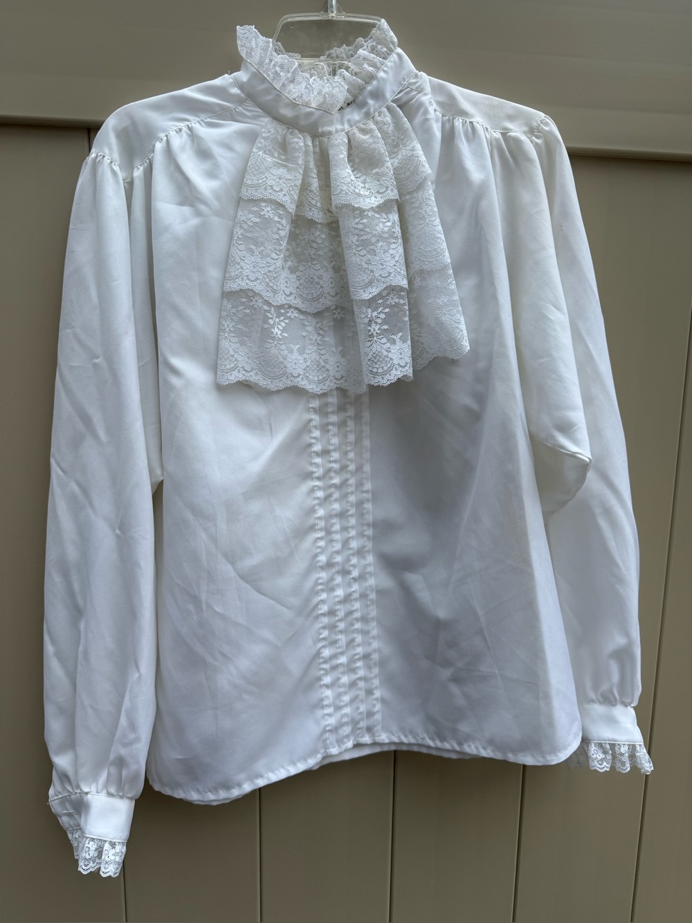 VTG Lady Manhattan White Blouse size 14